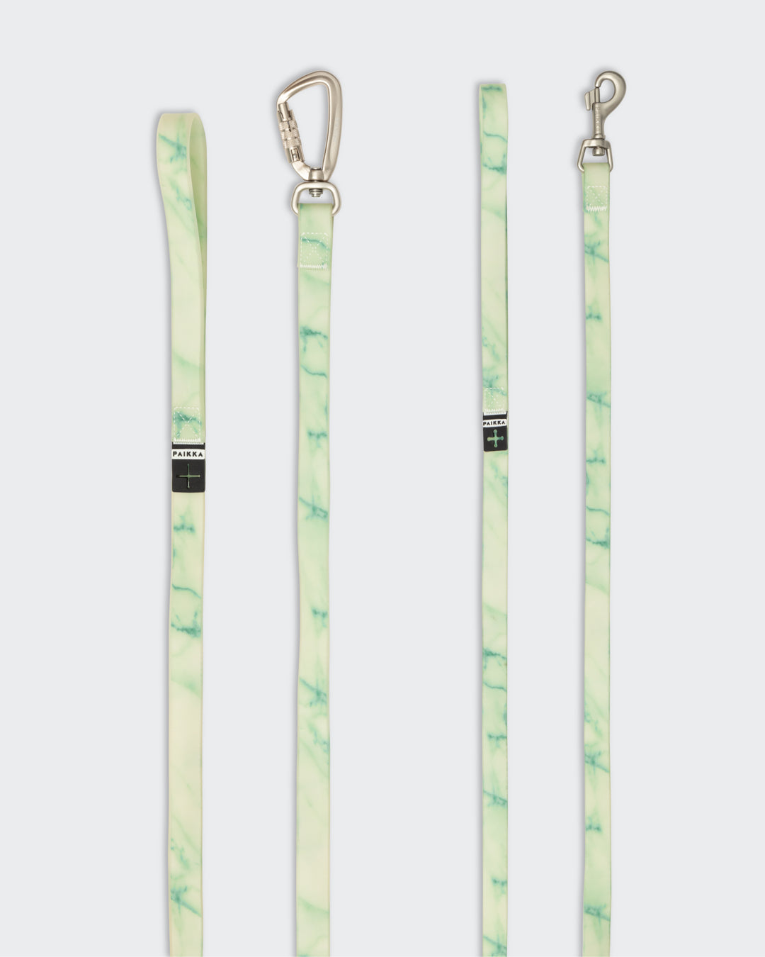 PAIKKA Glow Leash marble green