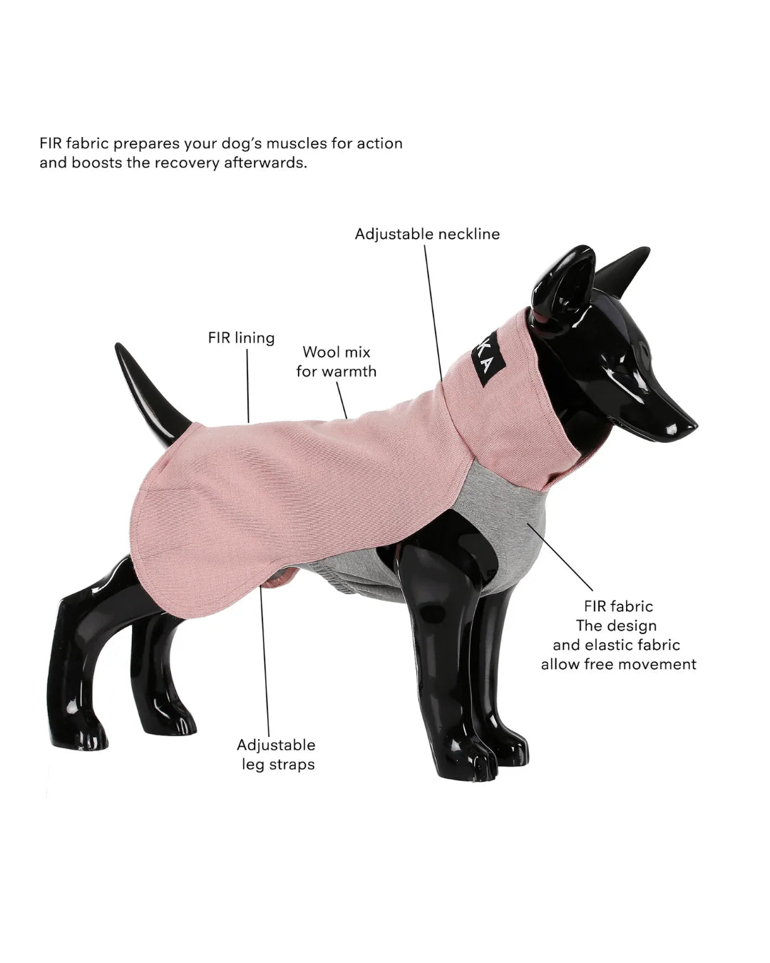 Recovery Shirt Pink for Dogs