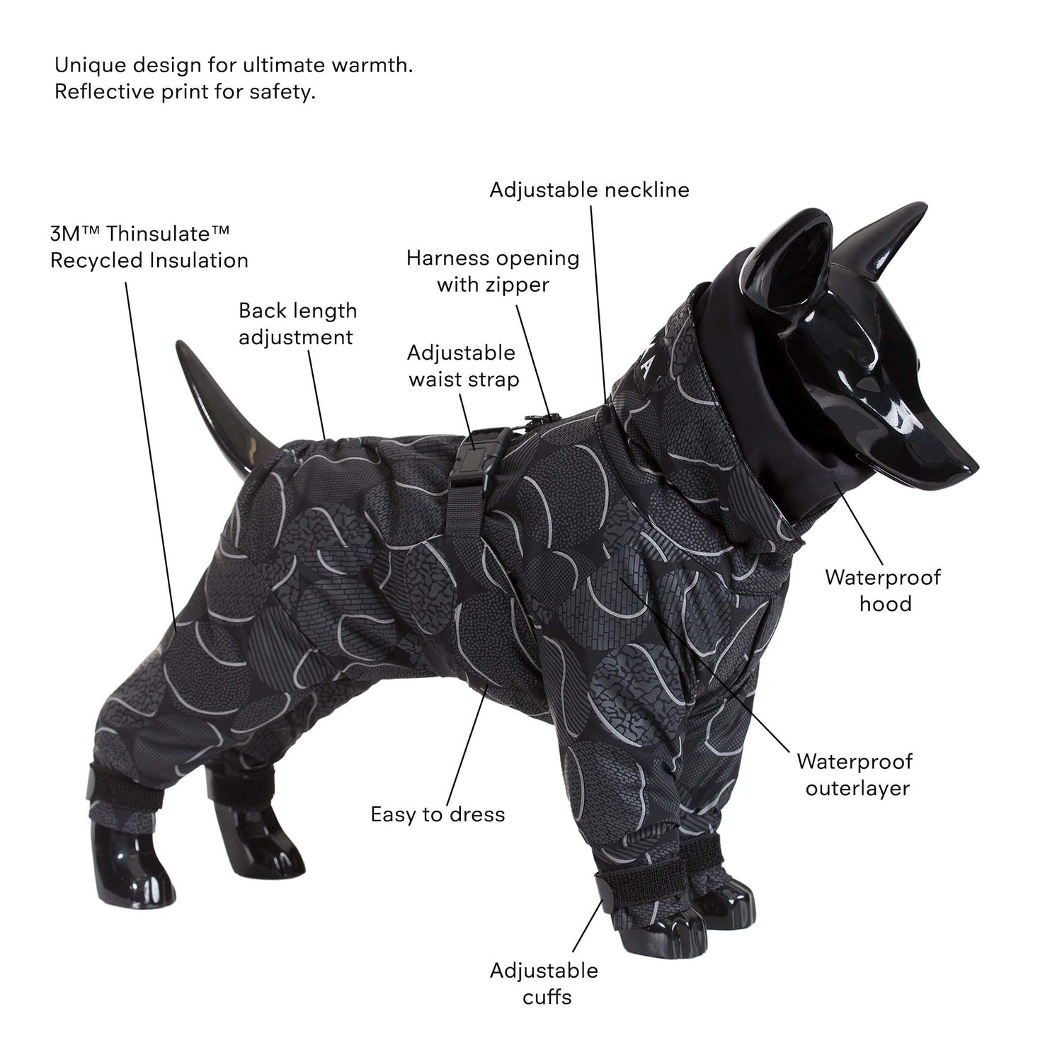 PAIKKA Winter Suit for Dogs